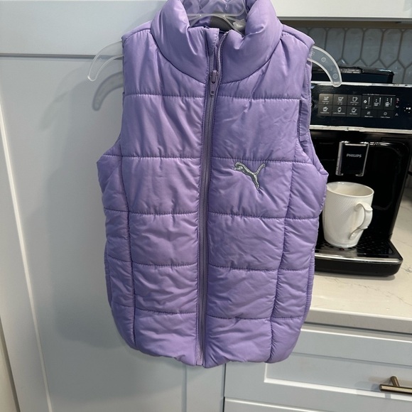 Puma girl vest puffer size xs 5-6 - Picture 1 of 4